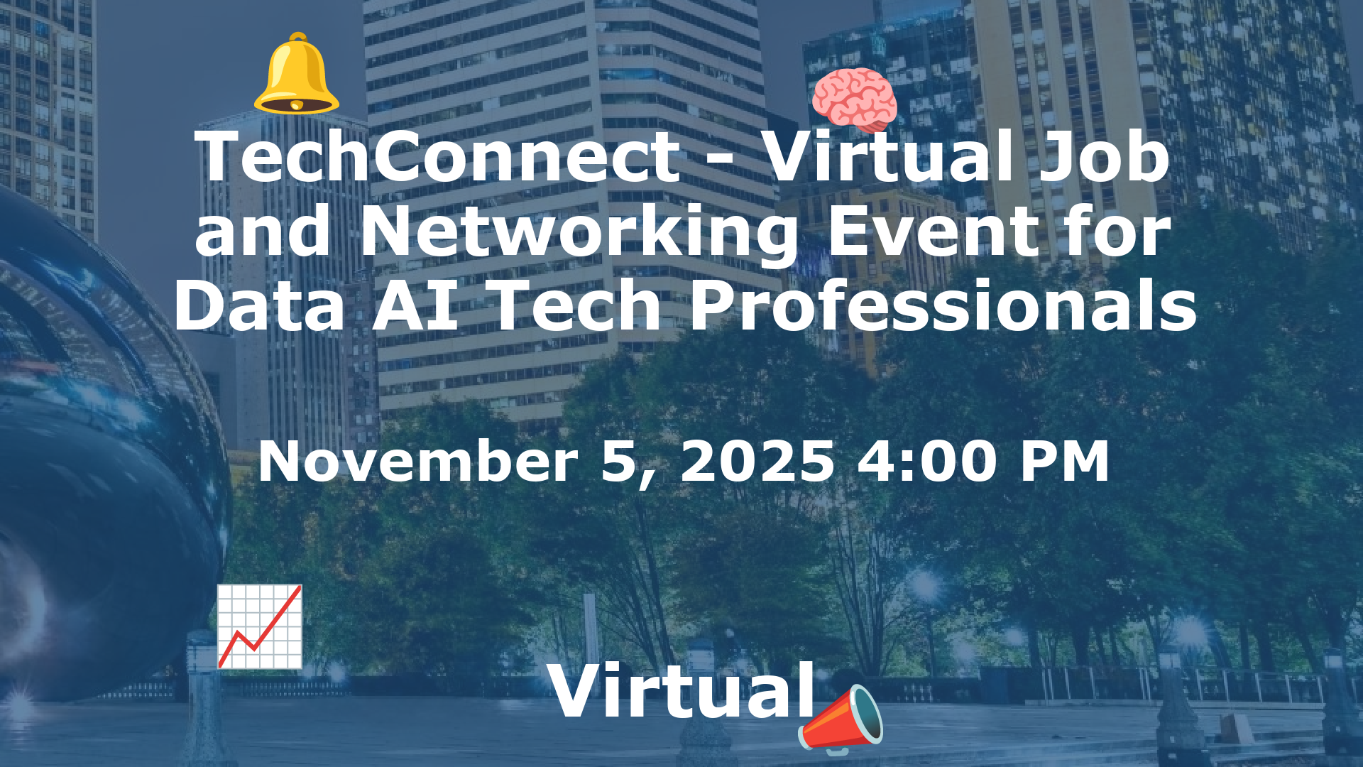 TechConnect - Virtual Job and Networking Event for Data AI Tech Professionals event image